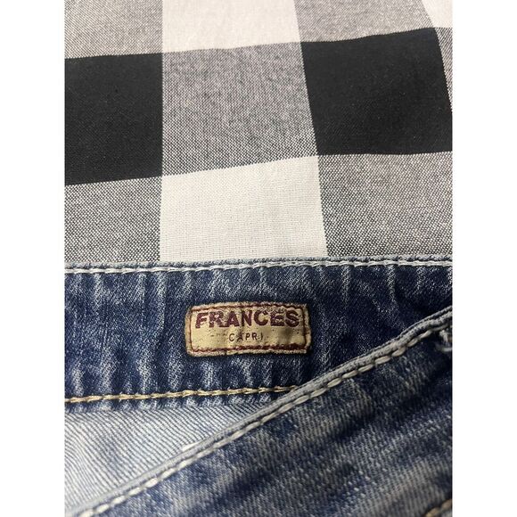 Womens Silver Jeans Frances Capri Pants Size 28 Look At Pics For Quality - Picture 3 of 8